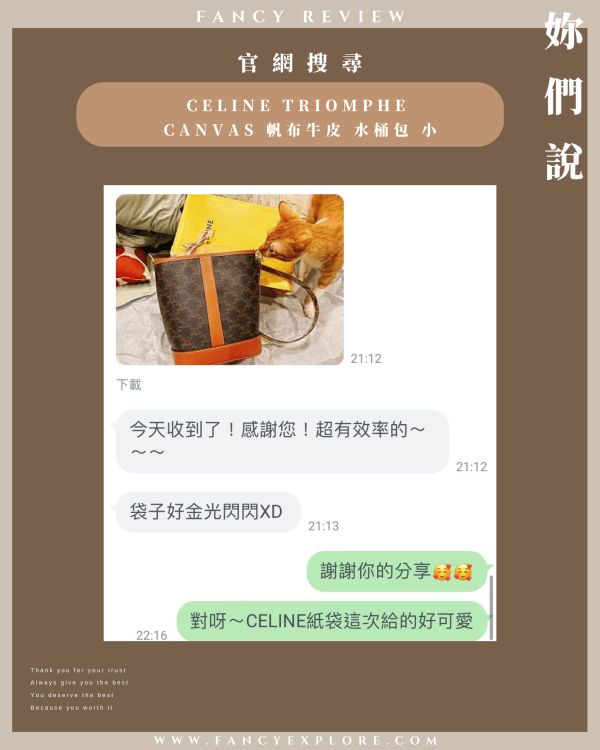 CELINE TRIOMPHE CANVAS 帆布牛皮 水桶包 小