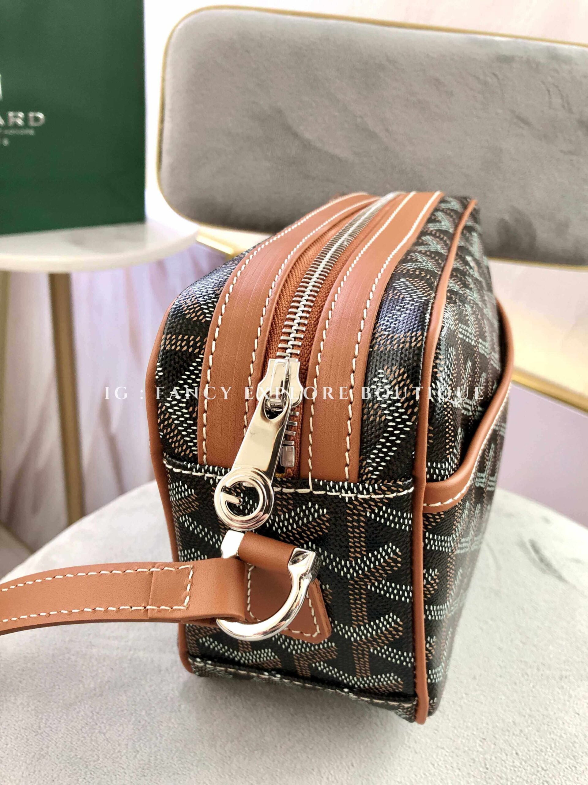 Goyard Cap-Vert PM Camera Bag Powder Pink 2022 8018