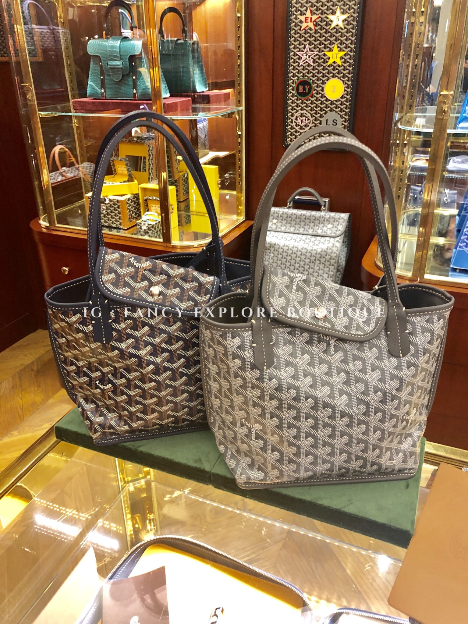 Goyard Anjou Mini Tote Bag迷你托特包 淺棕 Fancy Explore Boutique