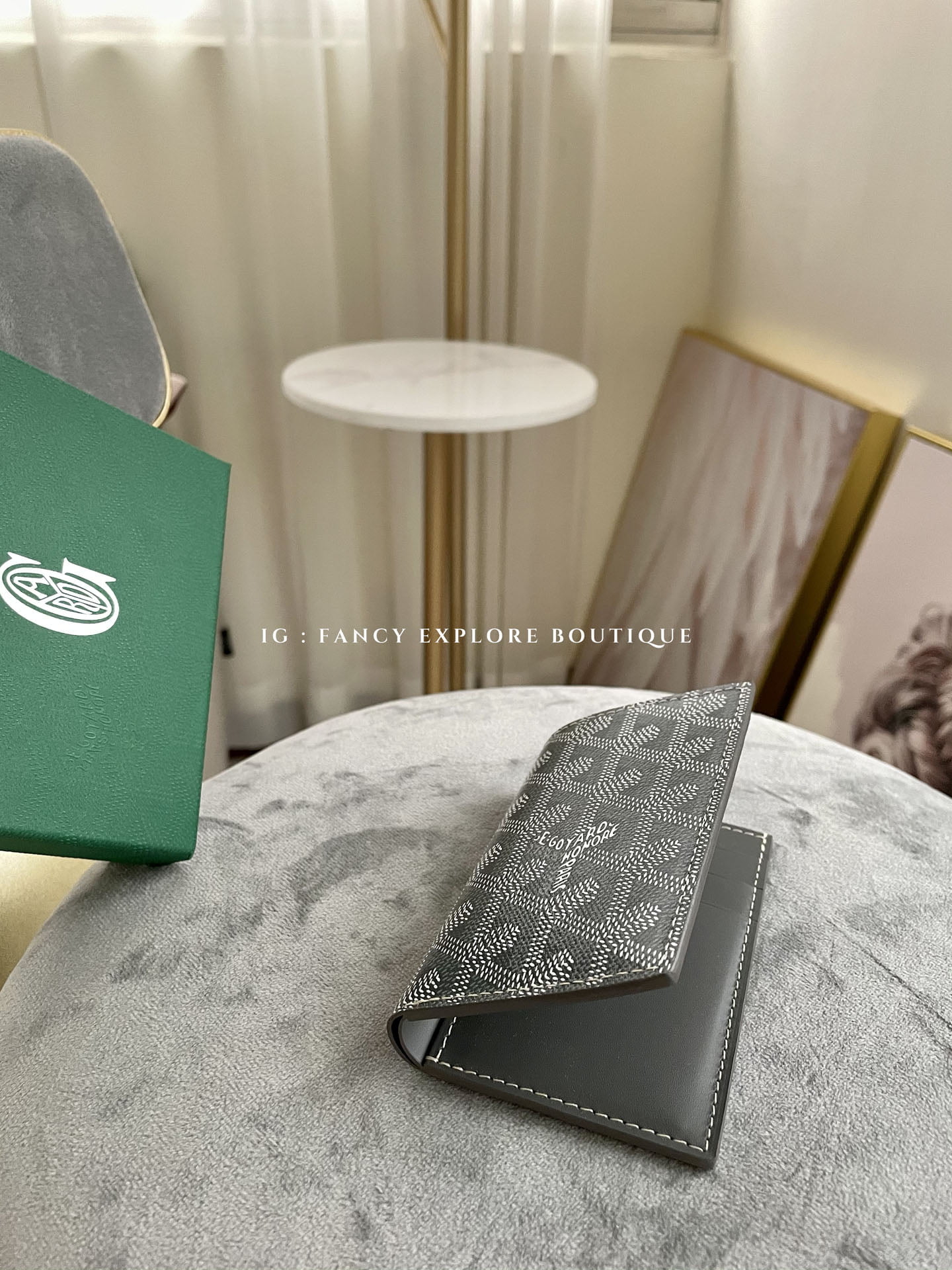 GOYARD SAINT-PIERRE CARD WALLET錢包-灰– Fancy Explore Boutique