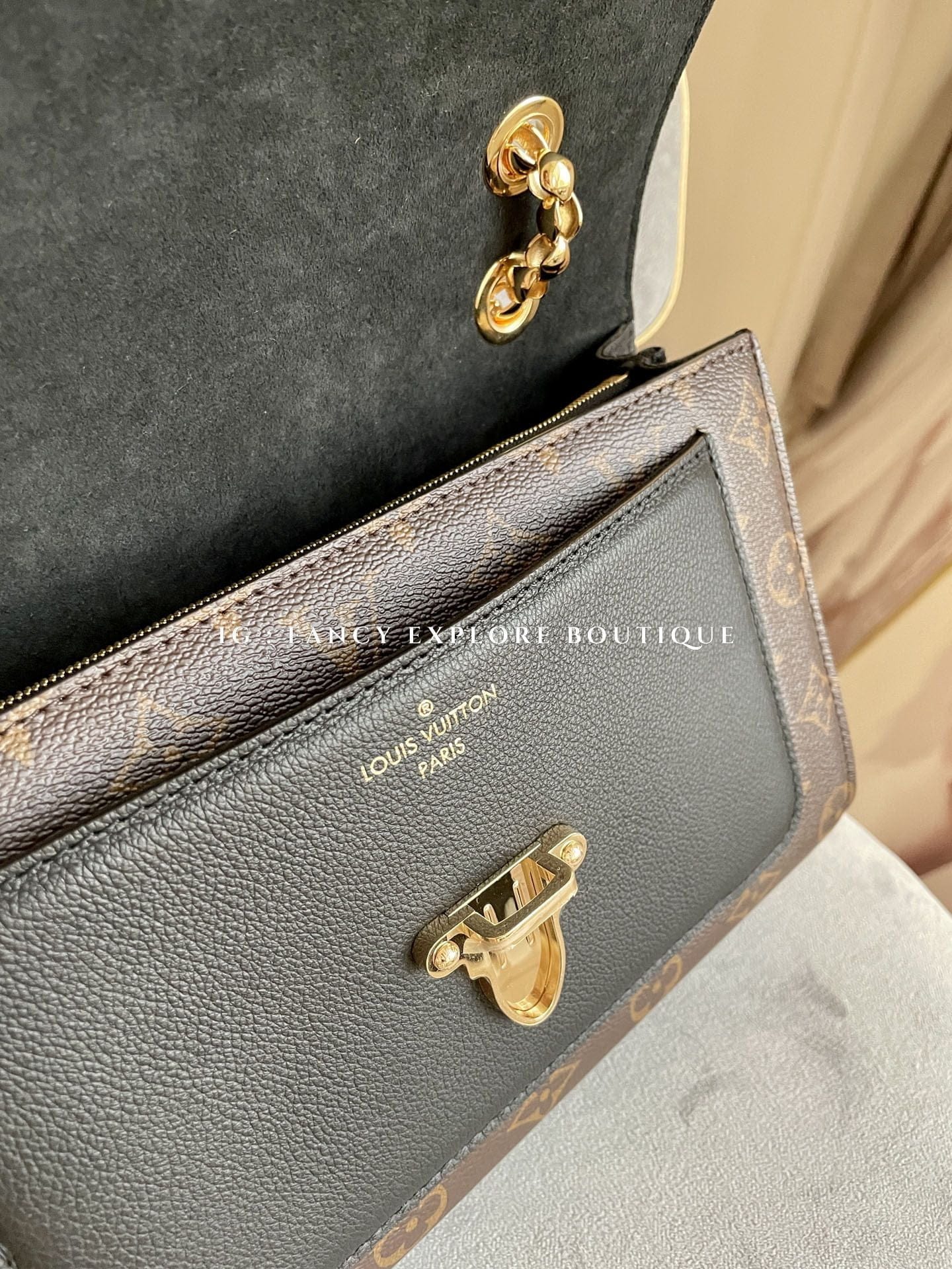 LV M41730 VICTOIRE 金鍊肩背包- Fancy Explore Boutique