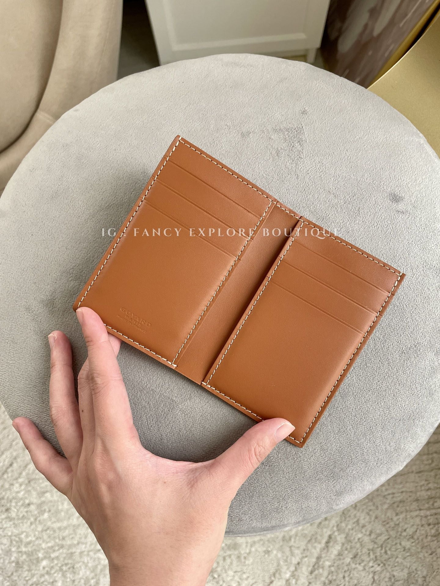 Goyard Saint Pierre leather card wallet - ShopStyle