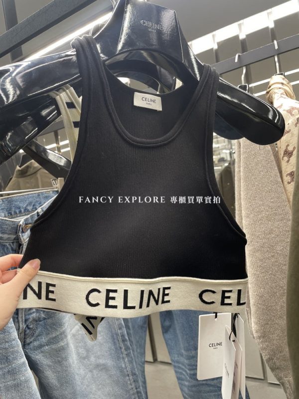 CELINE針織背心 黑