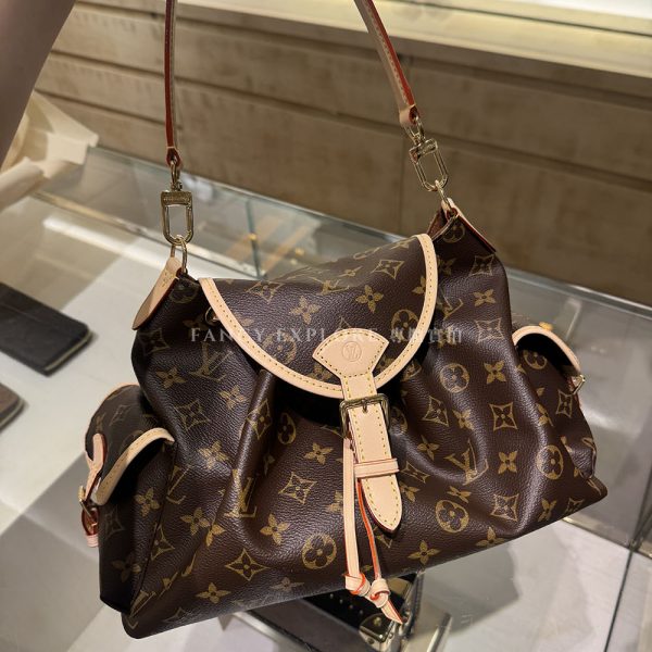 wild 新品・未使用Louis Vuitton M70258 Louis Vuitton LOUIS VUITTON Monogram Shadow Leather Cap